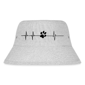 I love Animals - Stanley/Stella Recycled Bucket Hat - heather grey - Front