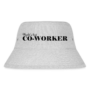 The world's best colleague - Stanley/Stella Recycled Bucket Hat - heather grey - Front