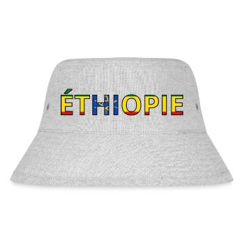 Drapeau éthiopie - Bob recyclé Stanley/Stella - gris chiné - Devant