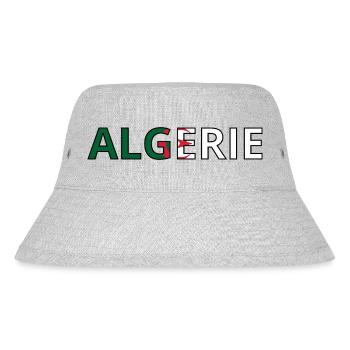 Algerian Flag - Stanley/Stella Recycled Bucket Hat - heather grey - Front