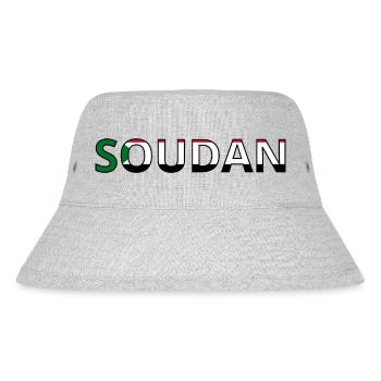 Drapeau Soudan - Bob recyclé Stanley/Stella - gris chiné - Devant
