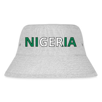 Drapeau Nigeria - Bob recyclé Stanley/Stella - gris chiné - Devant
