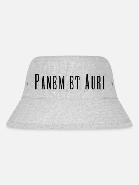 PeA Schriftzug - Stanley/Stella recycelter Bucket Hat - Grau meliert