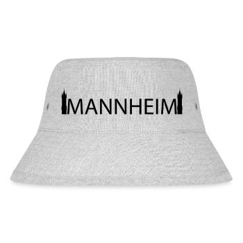 Mannheim Monnem Mannheimat - Stanley/Stella recycelter Bucket Hat - Grau meliert - Vorne