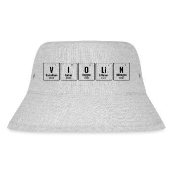 Periodensystem der Elemente Geige Geige Geige - Stanley/Stella recycelter Bucket Hat - Grau meliert - Vorne
