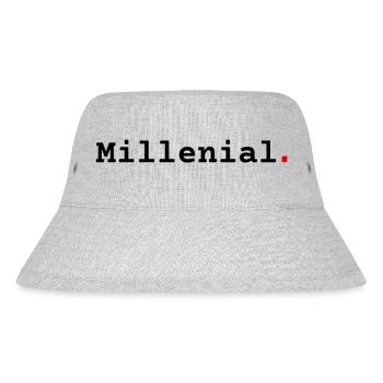 Tausendjährig - Stanley/Stella recycelter Bucket Hat - Grau meliert - Vorne