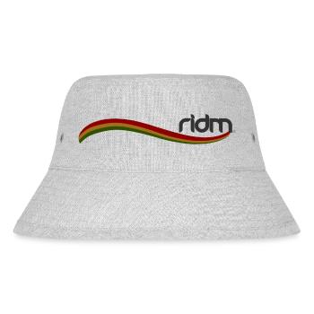 ridm flag - Stanley/Stella recycelter Bucket Hat - Grau meliert - Vorne