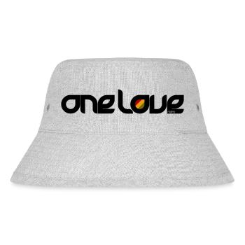 ridm one love - Stanley/Stella recycelter Bucket Hat - Grau meliert - Vorne