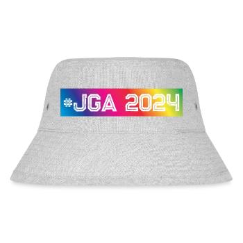 Jga 2024 Bunt - Stanley/Stella recycelter Bucket Hat - Grau meliert - Vorne