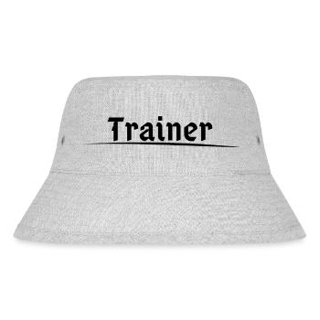 Trainer - Stanley/Stella recycelter Bucket Hat - Grau meliert - Vorne