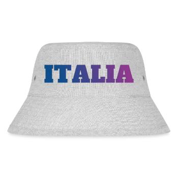 Italia - Stanley/Stella recycelter Bucket Hat - Grau meliert - Vorne