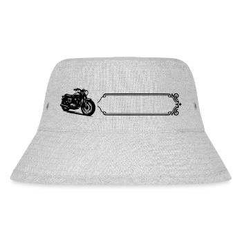 Motorcycle - Last name, first name - Stanley/Stella Recycled Bucket Hat - heather grey - Front