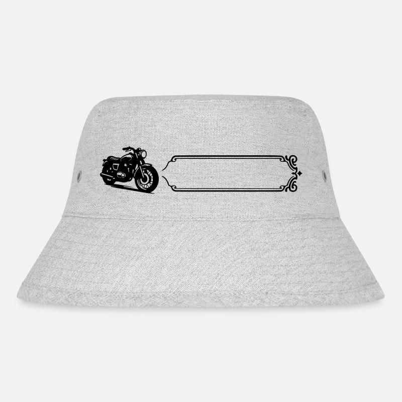 Motorcycle - Last name, first name - Stanley/Stella Recycled Bucket Hat - heather grey