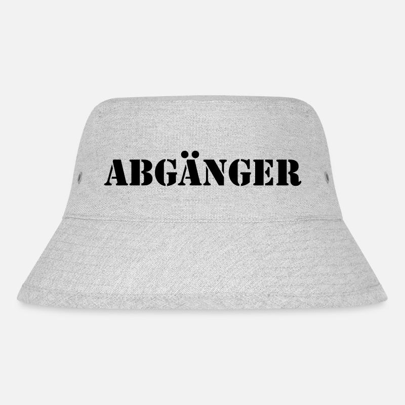 abgänger - Stanley/Stella recycelter Bucket Hat - Grau meliert