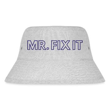 Mr Fix it - Stanley/Stella Recycled Bucket Hat - heather grey - Front