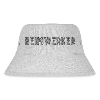 Heimwerker - Stanley/Stella recycelter Bucket Hat - Grau meliert - Vorne
