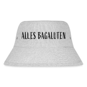 Alles Bagaluten - Stanley/Stella recycelter Bucket Hat - Grau meliert - Vorne