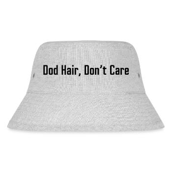 Hund Dog - Stanley/Stella recycelter Bucket Hat - Grau meliert - Vorne