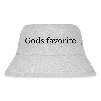 Gods favorite - Stanley/Stella recycelter Bucket Hat - Grau meliert - Vorne