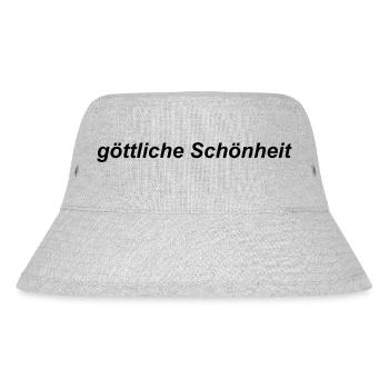 göttliche Schönheit - Stanley/Stella recycelter Bucket Hat - Grau meliert - Vorne