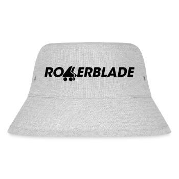 rollerblade logo black - Stanley/Stella Recycled Bucket Hat - heather grey - Front