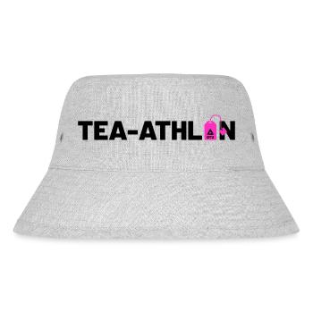 Tea athlon schwarz - Stanley/Stella recycelter Bucket Hat - Grau meliert - Vorne