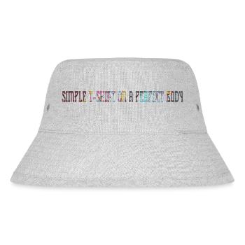 Simple T shirt perfect body - Stanley/Stella Recycled Bucket Hat - heather grey - Front