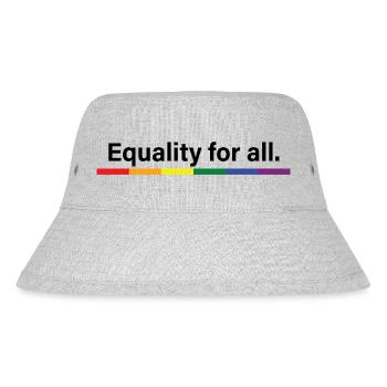 Equality for all - Stanley/Stella Recycled Bucket Hat - heather grey - Front