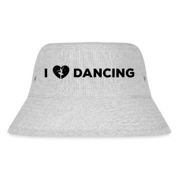 Dancing Dance Music - Stanley/Stella recycelter Bucket Hat - Grau meliert - Vorne