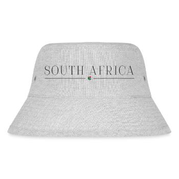 Ich liebe Südafrika - Stanley/Stella recycelter Bucket Hat - Grau meliert - Vorne