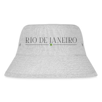 Ich liebe Rio De Janeiro - Stanley/Stella recycelter Bucket Hat - Grau meliert - Vorne