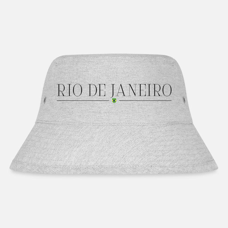 J’adore Rio De Janeiro - Bob recyclé Stanley/Stella - gris chiné