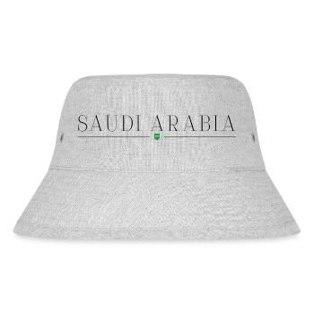 Saudi Arabia - Stanley/Stella Recycled Bucket Hat - heather grey - Front