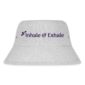 inhale&exhale - Stanley/Stella Recycled Bucket Hat - heather grey - Front