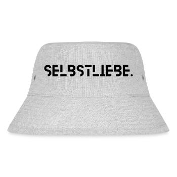 Selbstliebe - Stanley/Stella recycelter Bucket Hat - Grau meliert - Vorne