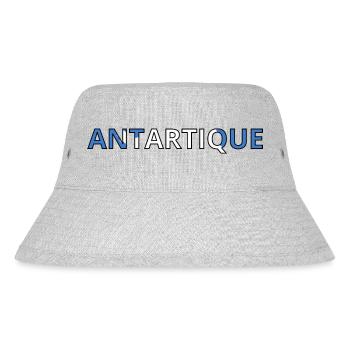 Antarctic Flag - Stanley/Stella Recycled Bucket Hat - heather grey - Front