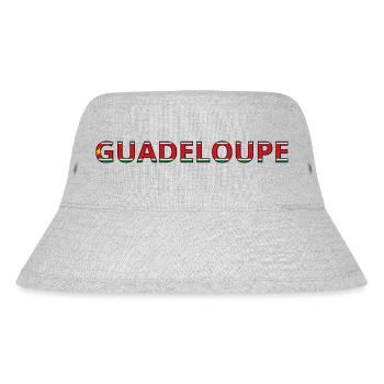 Flag of Guadeloupe - Stanley/Stella Recycled Bucket Hat - heather grey - Front