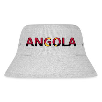 Drapeau Angola - Bob recyclé Stanley/Stella - gris chiné - Devant