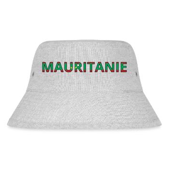 Flag of Mauritania - Stanley/Stella Recycled Bucket Hat - heather grey - Front