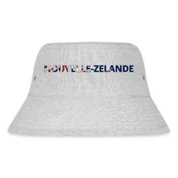 Drapeau Nouvelle-Zélande - Bob recyclé Stanley/Stella - gris chiné - Devant