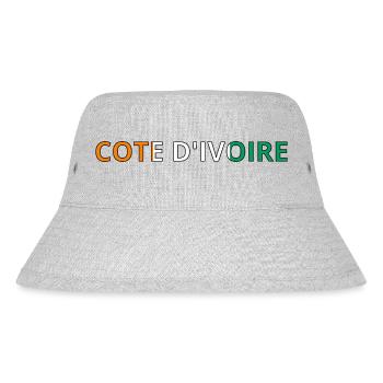 Flag of Côte d'Ivoire - Stanley/Stella Recycled Bucket Hat - heather grey - Front