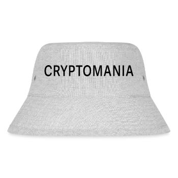 Kryptomanie - Stanley/Stella recycelter Bucket Hat - Grau meliert - Vorne