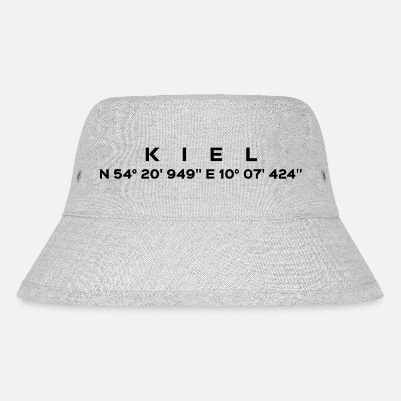 Kiel - Stanley/Stella recycelter Bucket Hat - Grau meliert