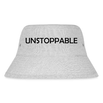 Unstoppable t-shirt - Stanley/Stella Recycled Bucket Hat - heather grey - Front