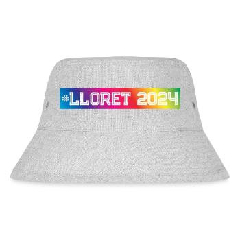 Lloret De Mar 2024 Bunt - Stanley/Stella recycelter Bucket Hat - Grau meliert - Vorne