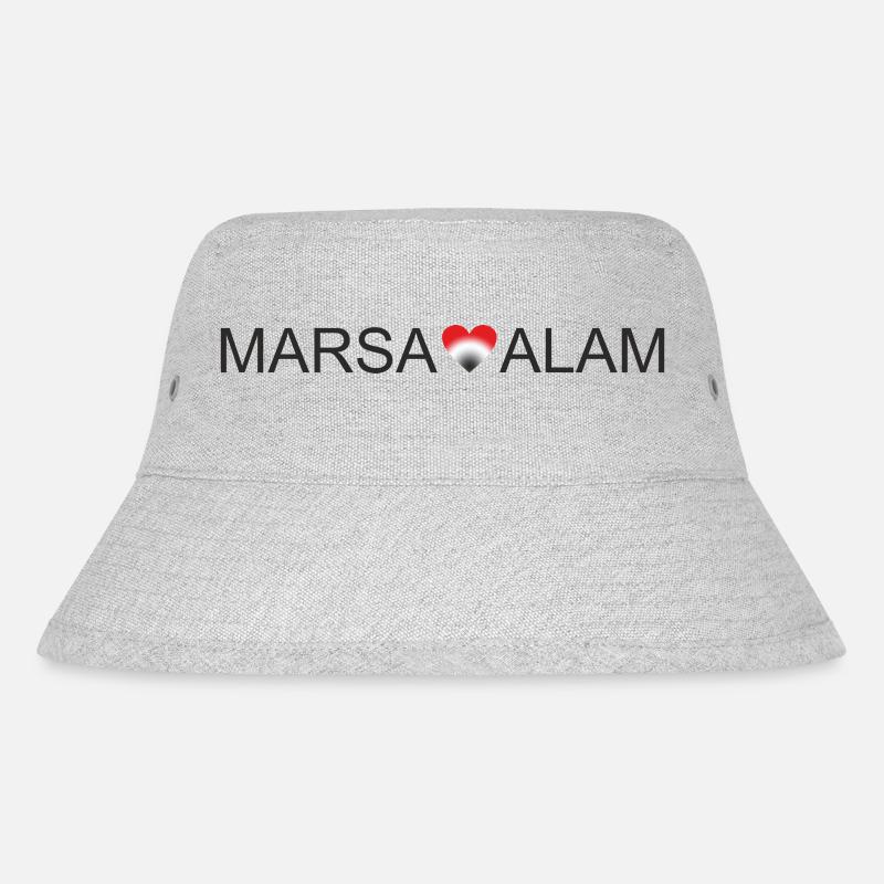 Marsa Alam - Stanley/Stella recycelter Bucket Hat - Grau meliert
