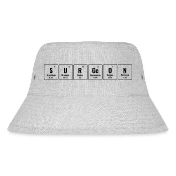 Periodisches Tafel Chirurg Chirurgie Arzt Chirurgen - Stanley/Stella recycelter Bucket Hat - Grau meliert - Vorne