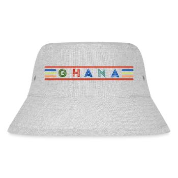GHANA - Stanley/Stella recycelter Bucket Hat - Grau meliert - Vorne