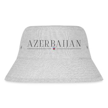 Ich liebe Aserbaidschan - Stanley/Stella recycelter Bucket Hat - Grau meliert - Vorne