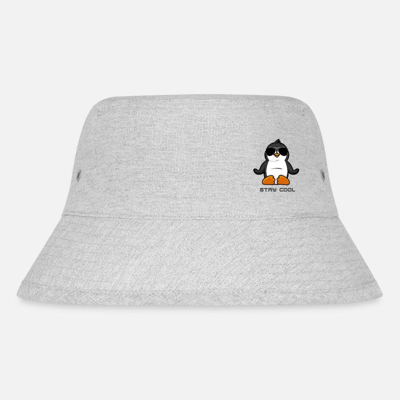 STAY COOL 4 - Stanley/Stella recycelter Bucket Hat - Grau meliert